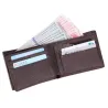 Portefeuille homme élégant - cuir de vachette véritable