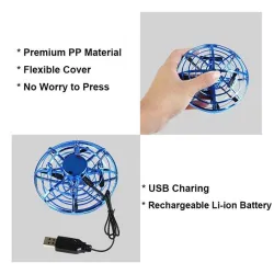 Mini drone UFO - infrarouge à détection manuelle - jouet électrique volant