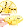 Mini drone UFO - infrarouge à détection manuelle - jouet électrique volant