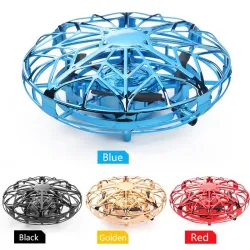 Mini drone UFO - infrarouge à détection manuelle - jouet électrique volant