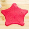 Filtre d'évier de cuisine en silicone - passoire - forme d'étoile