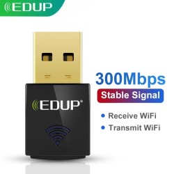 EDUP - 300Mbps - nano USB 2.0 sans fil - carte réseau - récepteur WiFi
