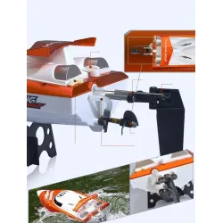 Feilun FT009 - Bateau RC - jouet - refroidissement par eau - 2.4G - 4CH - 35km/h