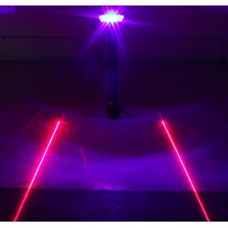 Eclairage laser vélo - feu arrière LED - étanche