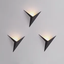 Applique LED moderne - design triangle - aluminium - 3W - 220V