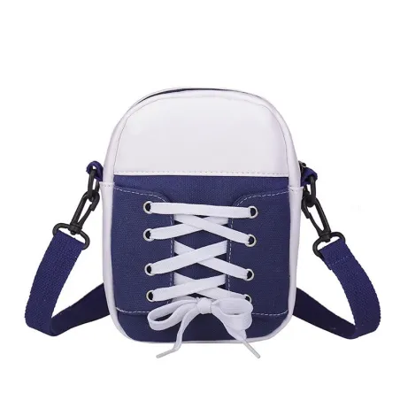 Petit sac à bandoulière en toile - forme chaussure