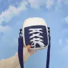 Petit sac à bandoulière en toile - forme chaussure