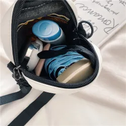 Petit sac à bandoulière en toile - forme chaussure