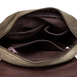 Sac à bandoulière en toile vintage
