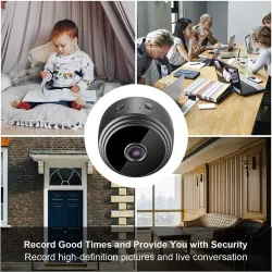 A9 - mini caméra - sans fil - enregistreur vocal - vision nocturne - IP - WiFi - HD 1080P