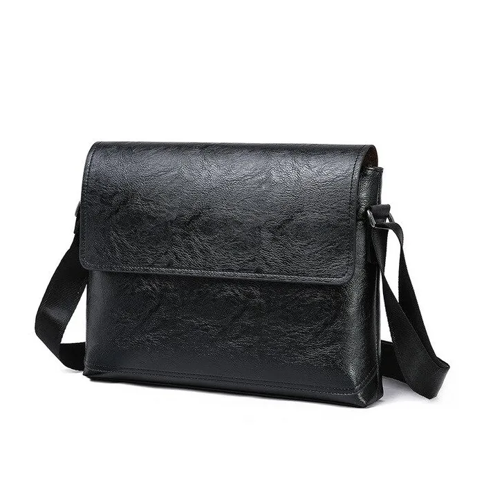Sac à bandoulière élégant - cuir - large