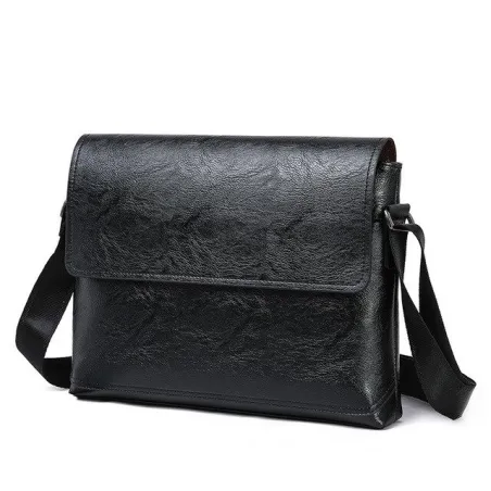 Elegant shoulder bag - leather - wideBags