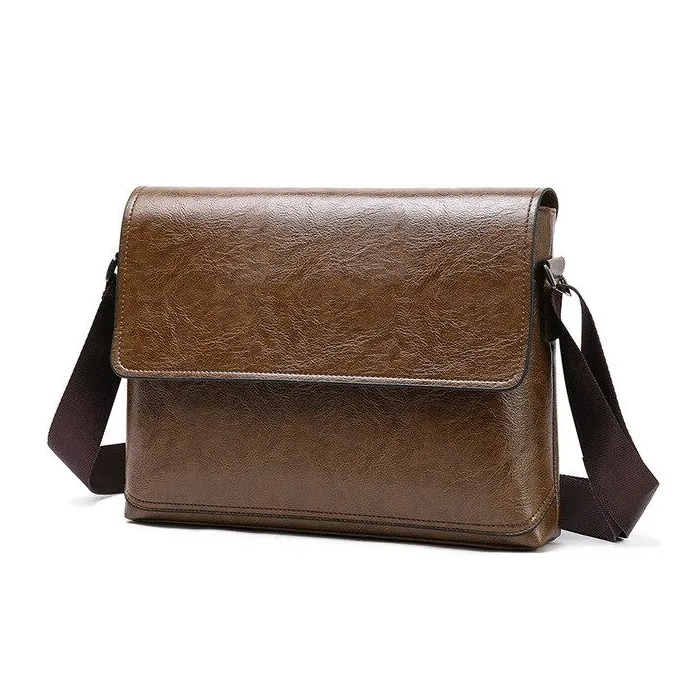 Elegant shoulder bag - leather - wideBags