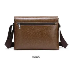 Elegant shoulder bag - leather - wideBags