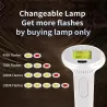 2 in 1 IPL laser gun - permanent hair removal - epilatorHair removal