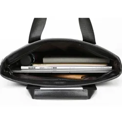 Sac d'affaires élégant à bandoulière - cuir