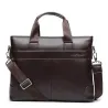 Sac d'affaires élégant à bandoulière - cuir