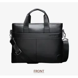 Sac d'affaires élégant à bandoulière - cuir