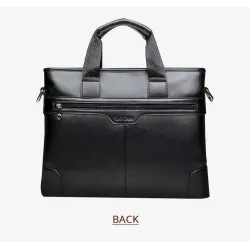 Sac d'affaires élégant à bandoulière - cuir