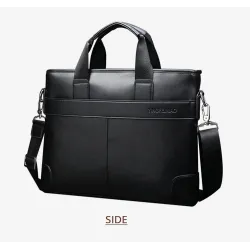 Sac d'affaires élégant à bandoulière - cuir
