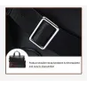 Sac d'affaires élégant à bandoulière - cuir
