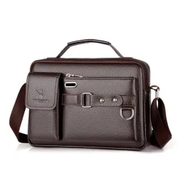 Petit sac bandoulière vintage - cuir