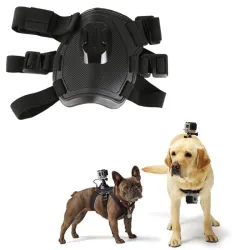 Harnais pour chien - sangle de poitrine - support pour caméras GoPro Hero