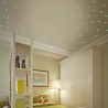 Etoiles phosphorescentes - stickers muraux / plafond - 3cm - 50 pièces