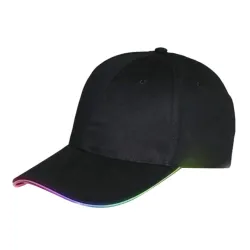 Casquette de baseball - réglable - avec LED