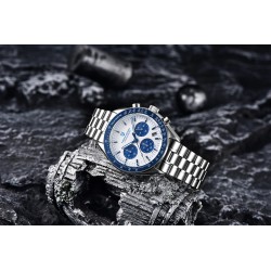 PAGANI DESIGN - stainless steel Quartz watch - waterproof - silver / whiteWatches