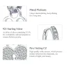 Boucles d'oreilles asymétriques en argent - coeur / clé - avec cristaux - argent sterling 925
