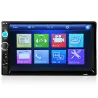 Radio de voiture Bluetooth - Écran tactile LCD 2 - 7''' - lecteur MP3-MP5 - USB - MirrorLink