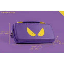 Sac de rangement protecteur rigide - pour Nintendo Switch / Nintendo Switch Lite - diable violet