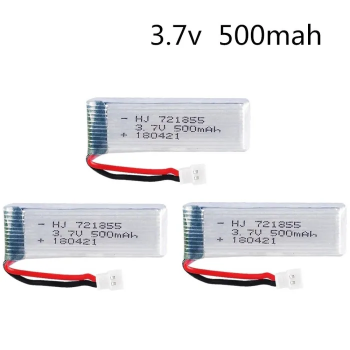 3.7V - 500mah - 25C - batterie lipo - pour Wltoys E50 E50S Quadcopter