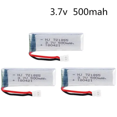 3.7V - 500mah - 25C - batterie lipo - pour Wltoys E50 E50S Quadcopter