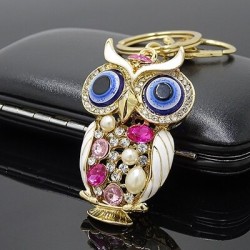 Crystal owl keychainKeyrings