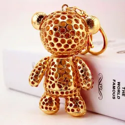 Ours en cristal/diamant - porte-clés