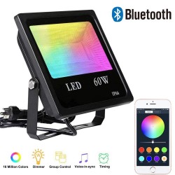 copy of RGB LED Floodlight - 60W - color changing with music - Bluetooth 4.0