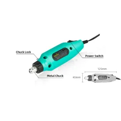 Mini perceuse électrique avec mèches - vitesse variable - set
