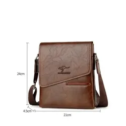Sac bandoulière vintage en cuir