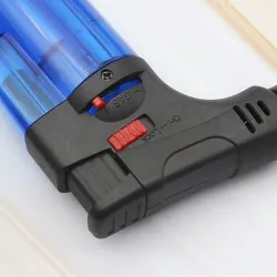 Briquet butane barbecue / cuisine - coupe vent - 1300 C