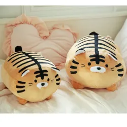 Fat round tiger - plush toy - soft cushionCuddly toys