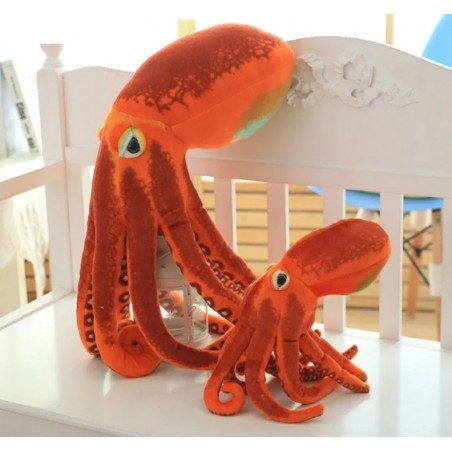 Orange octopus - plush toy - 30cm - 50cmCuddly toys