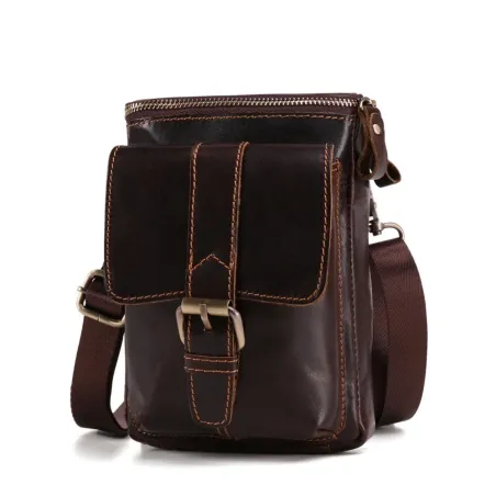 Petit sac à bandoulière en cuir