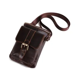 Petit sac à bandoulière en cuir