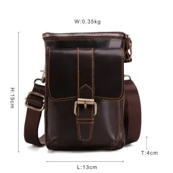 Petit sac à bandoulière en cuir