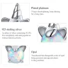 Licorne & opale - boucles d'oreilles clous - argent sterling 925