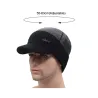 Bonnet d'hiver en laine pour hommes avec visière