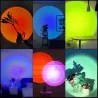 LED sunset lamp - rainbow light projector - rotatable - USBLights & lighting