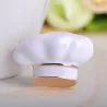 Toque de chef blanche - broche